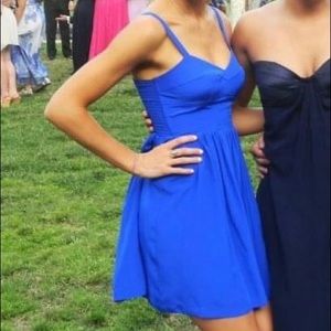 Amanda Uprichard Womens Blue Whenever Dress